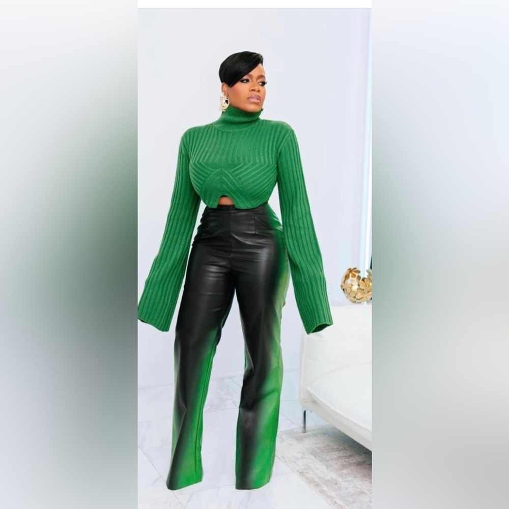 ISO HANIFA ZAYNE FAUX LEATHER PANTS SZ Large or Xlarge